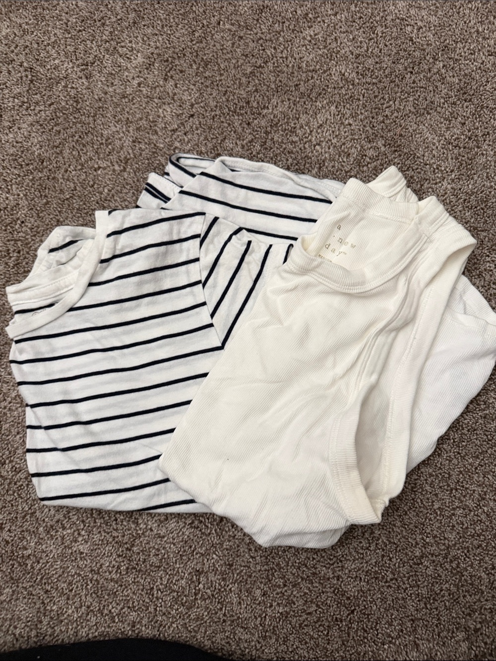 Bundle - A New Day Tank and Universal Thread Striped Top